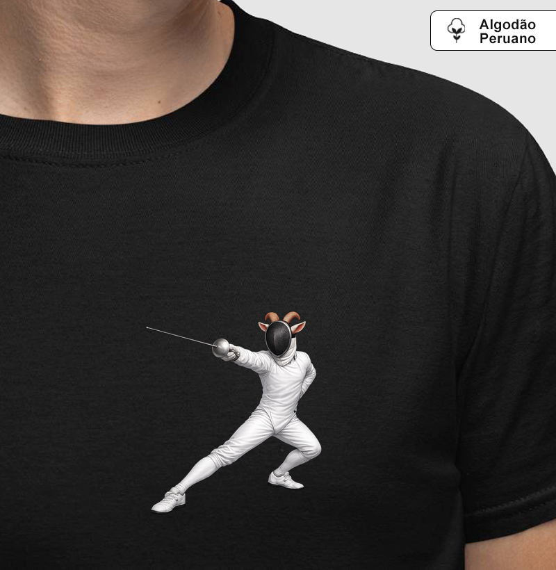 Camiseta Esgrimista em Ação