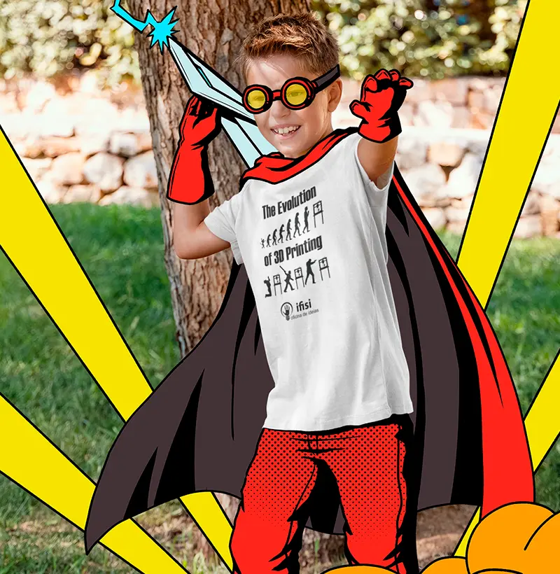 Camiseta Kids 3D Evolution