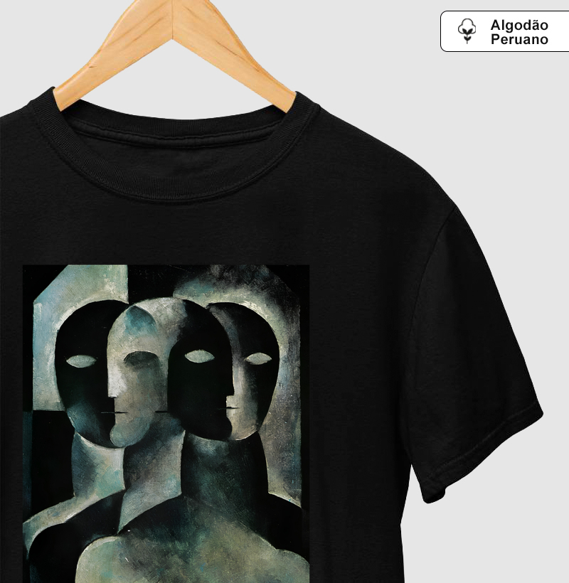 O Luar - Dois Irmãos (1925) - Ismael Nery - Camiseta Algodão Peruano