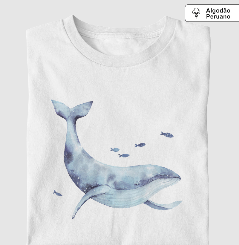 The Whale - Camiseta Algodão Peruano