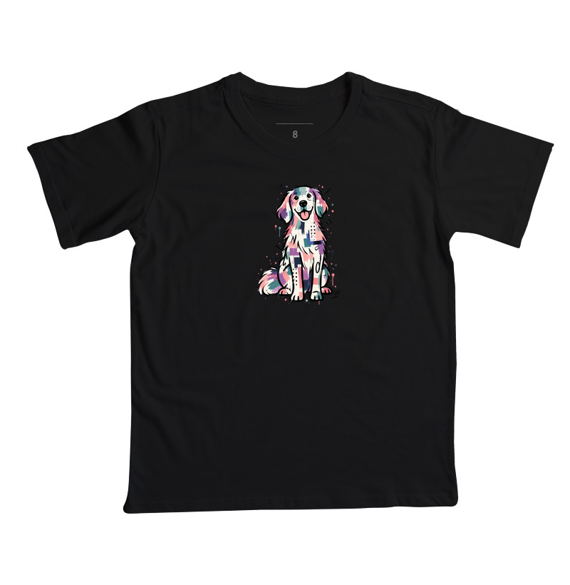 Cão em Cores - Camiseta Infantil