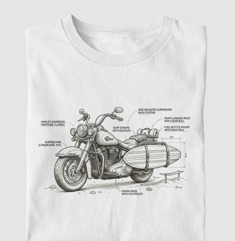 133 Harley Davidson Surf