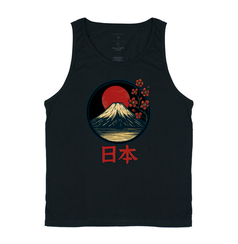 Estampa: Japão – 日本 (Nihon) “Monte Fuji – Sob a Luz do Sol e da Lua”