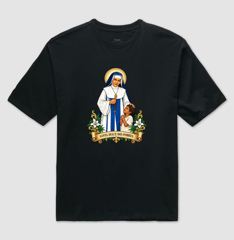 Santa Dulce - Camiseta Oversized