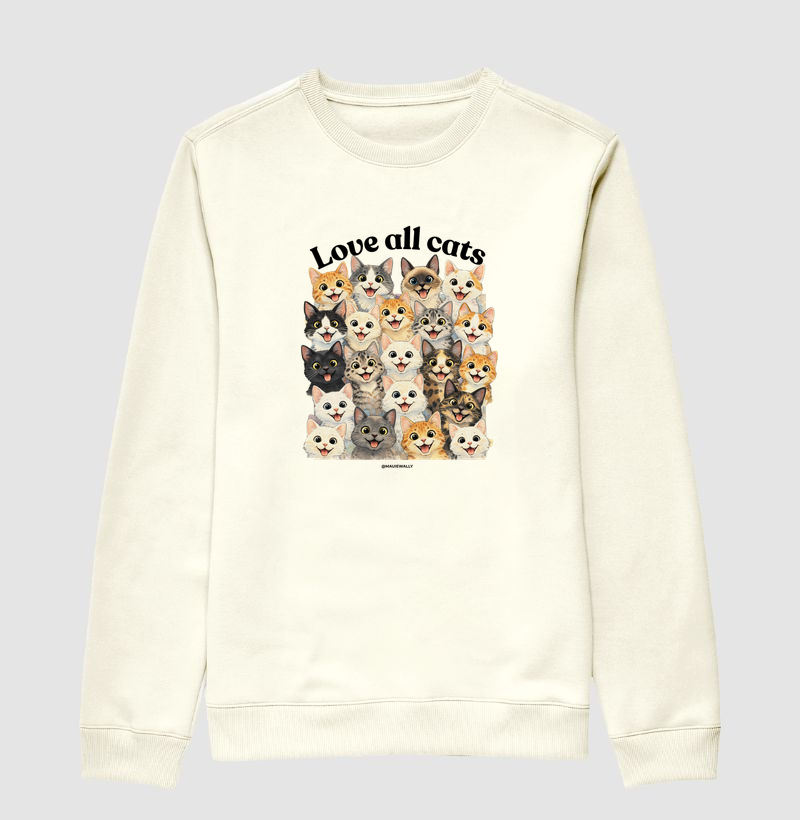 Love All Cats (black)