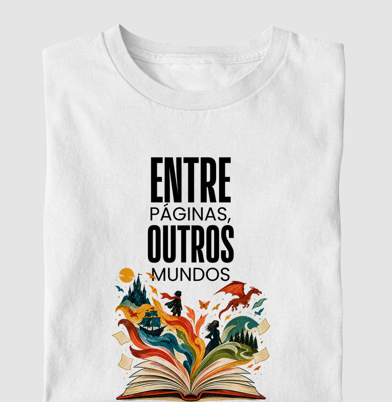 Mundos Entre Páginas - Camiseta
