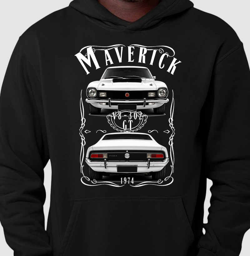 Moletom com capuz Maverick vintage