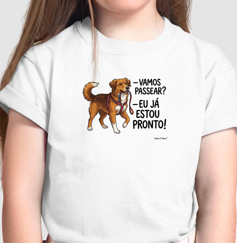 CAMISETA INFANTIL NOSSO MASCOTE PASSEAR  - Camiseta Infantil