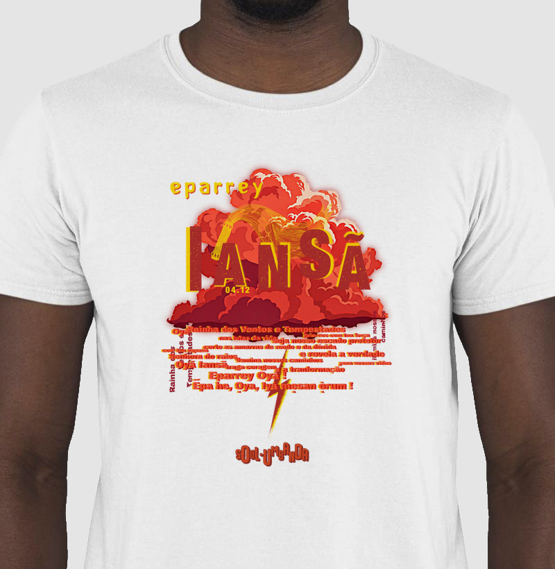 camiseta IANSÃ oração masculina