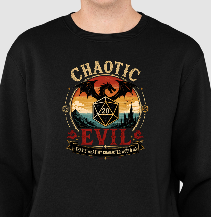 Chaotic Evil - Suéter Moletom