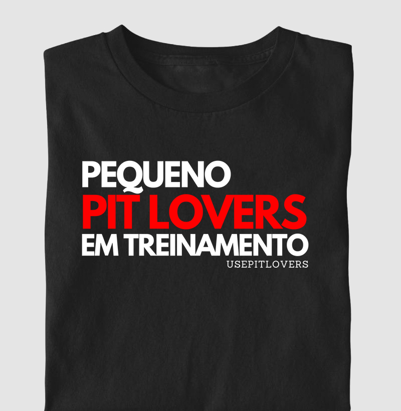 Pequeno Pit lovers em treinamento