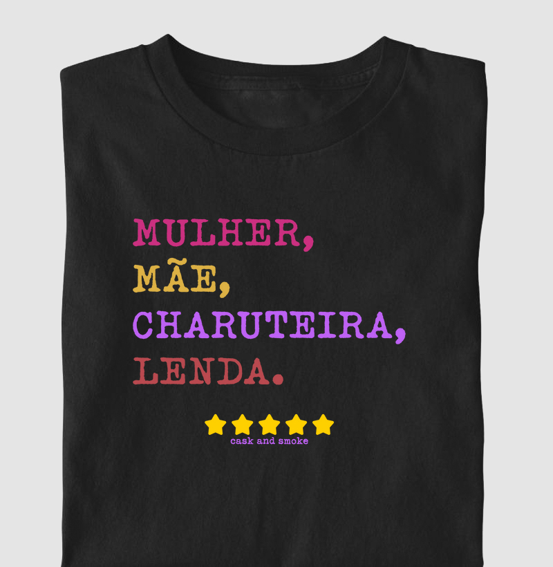 Camiseta Mulher Charuteira