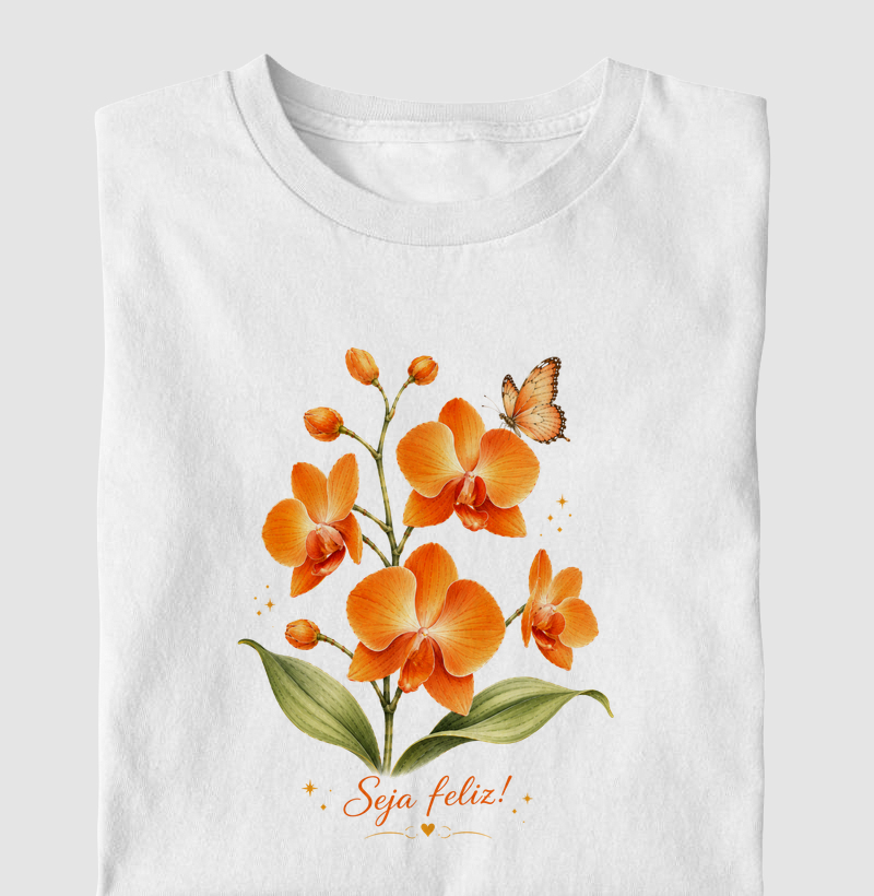 Camiseta Seja Feliz