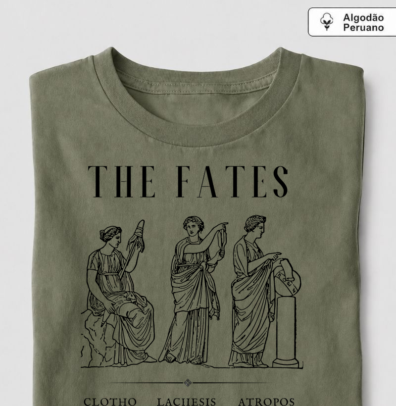 Camiseta As Moiras – Mitologia Grega | The Fates Algodão Peruano 