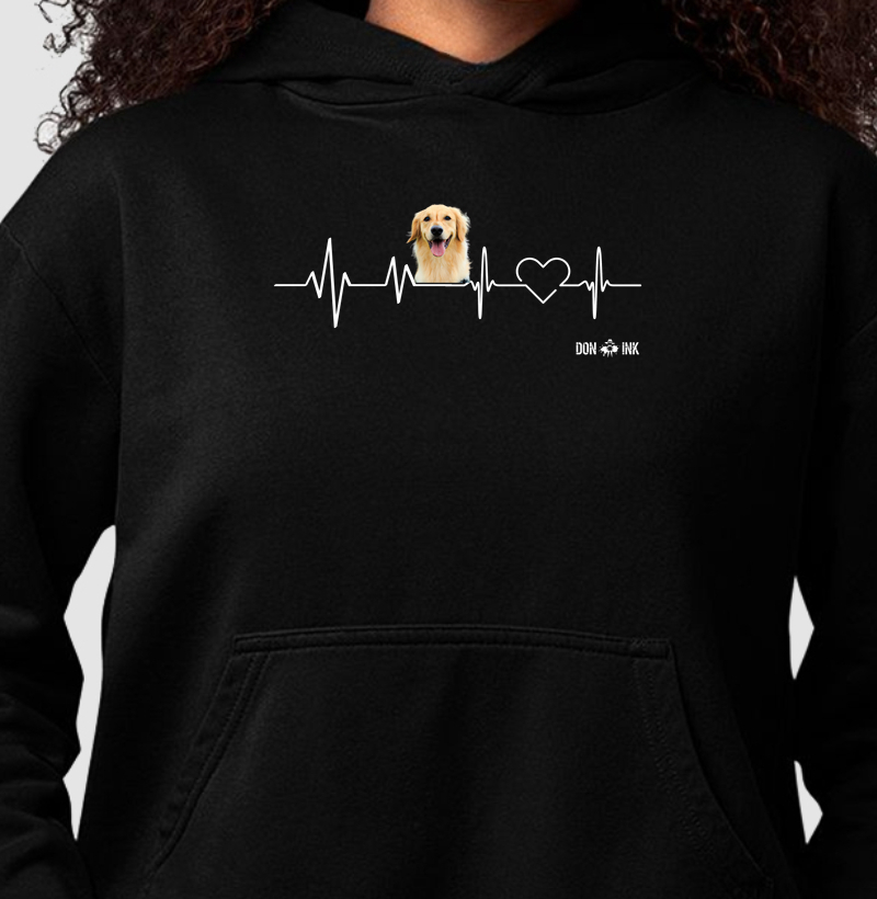 Golden Retriever Coração