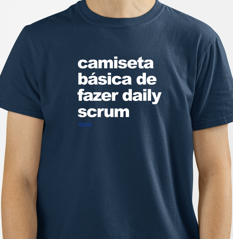 camiseta básica de fazer Daily Scrum