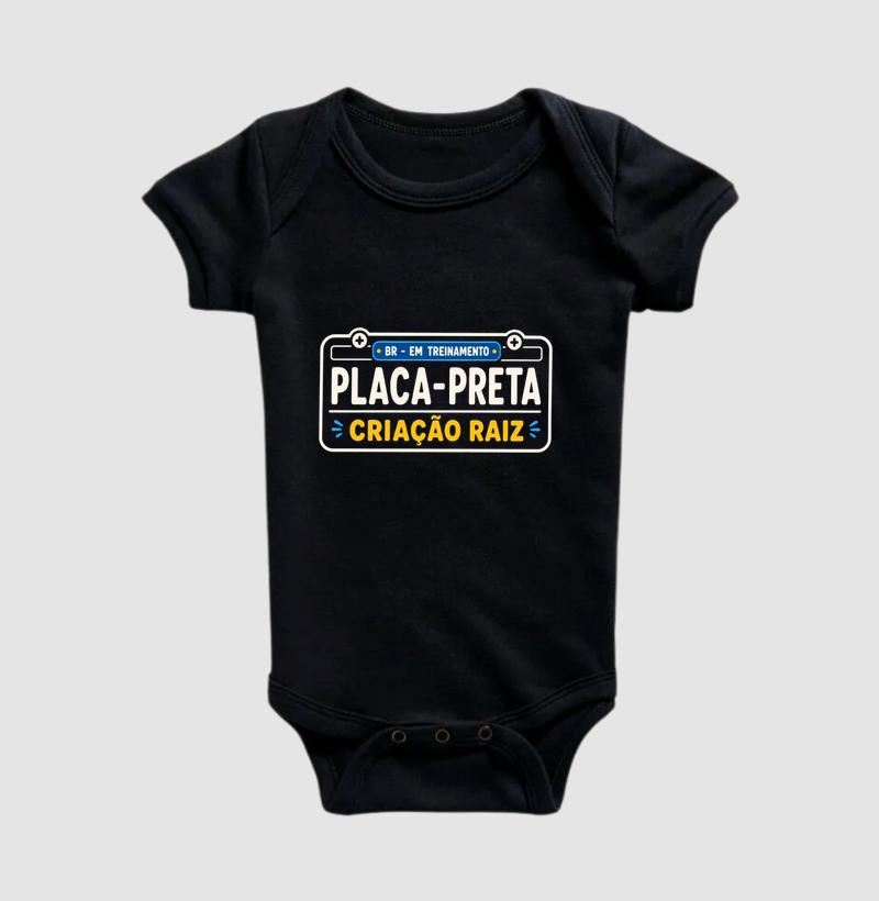 Placa Preta | Infantil Masculina