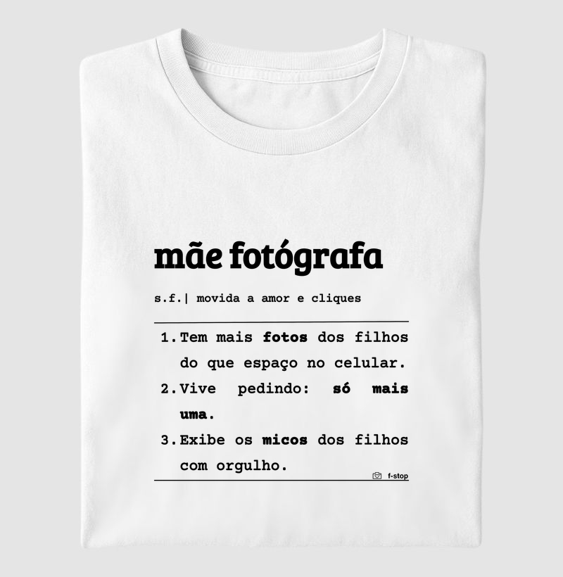 Mãe fotógrafa