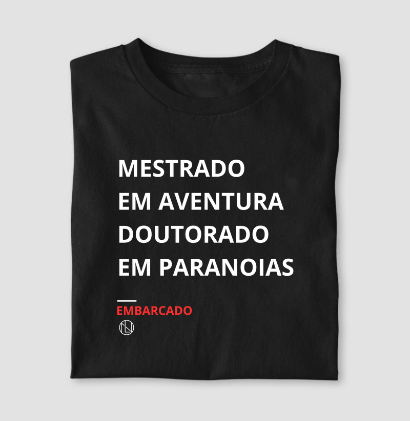 Camiseta Mestrado e Doutorado