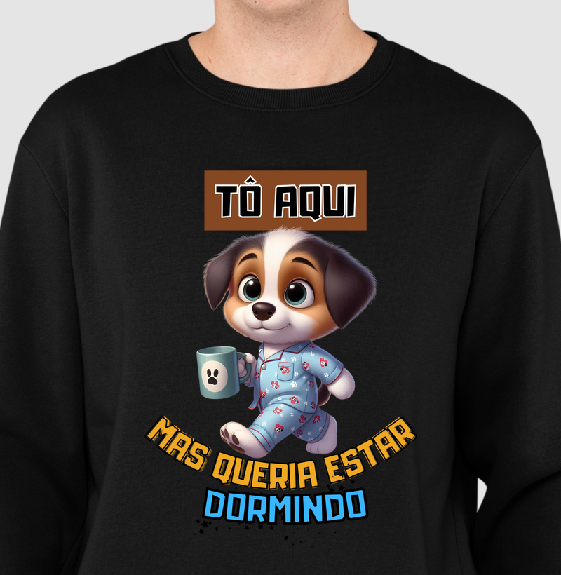 Cachorrinho - Tô aqui, mas queria estar dormindo