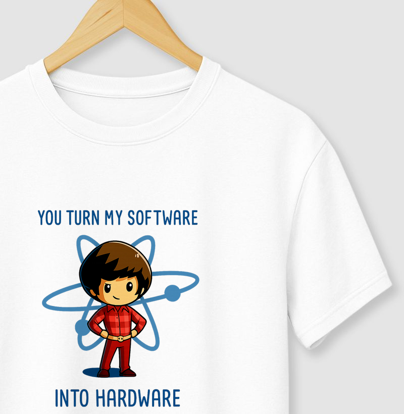 You turn my software into hardware - The Big Bang Theory