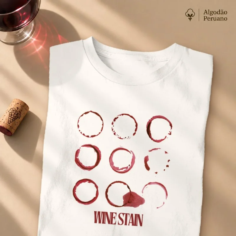 Camiseta Wine Stain