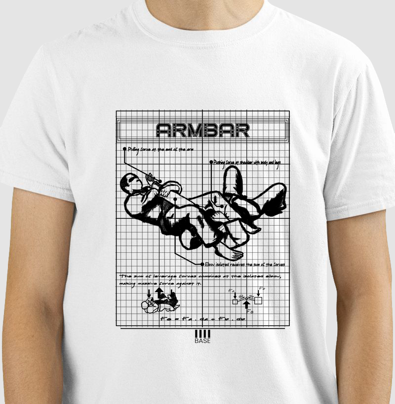 Armlock Blueprint - traço em preto