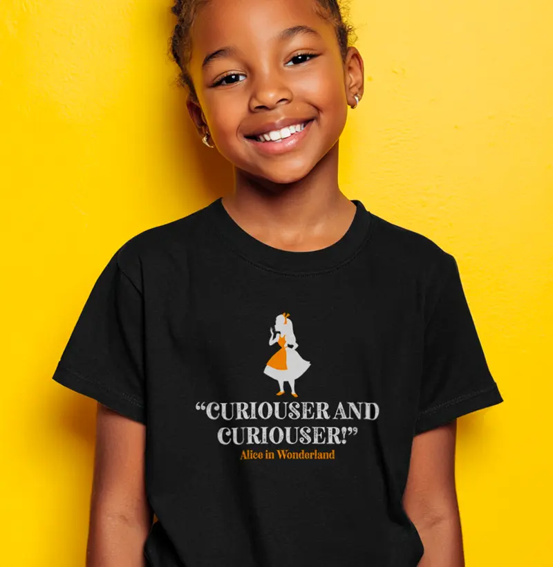 Alice – Curioser and Curioser! Camiseta Infantil | CAMPA!