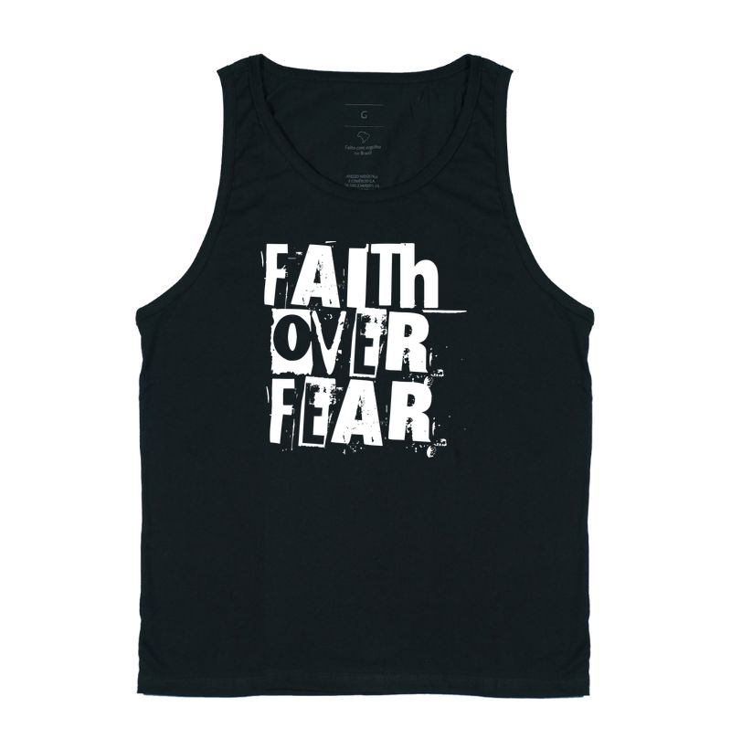 Faith Over Fear - Estampa Branca