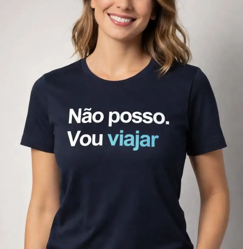 Não posso, vou viajar
