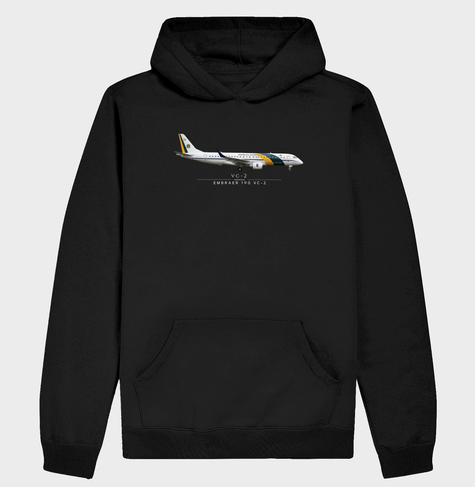 Embraer 190 VC-2 | Republica Federativa do Brasil - Hoodie Moletom