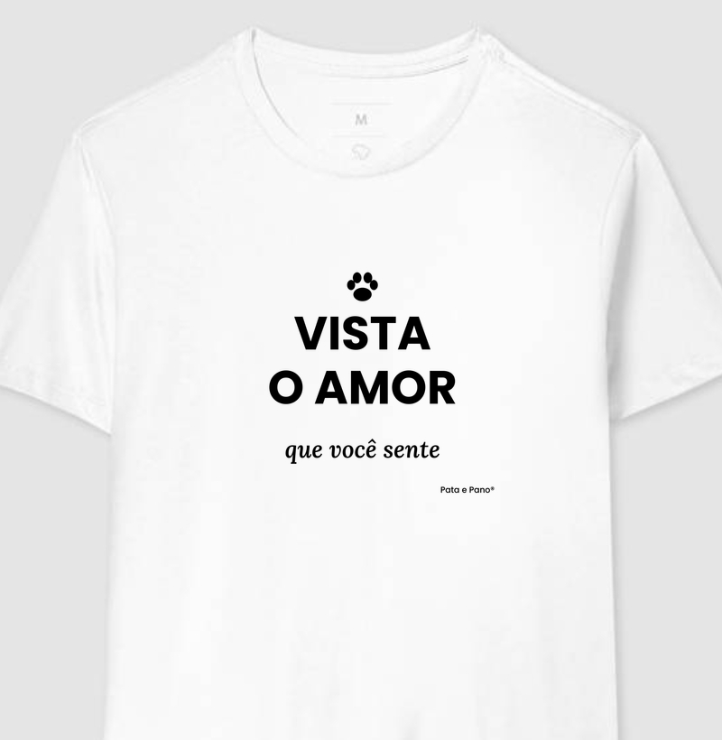 CAMISETA VISTA O AMOR - Camiseta