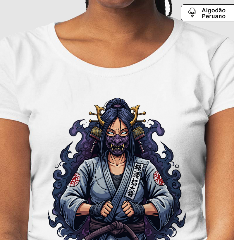 Samurai Girl 2 - Jiu-Jitsu - Lifestyle - Algodão Peruano