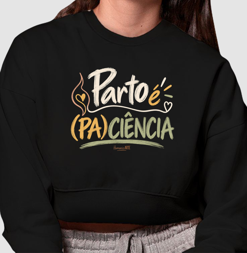 Parto é (PA) CIÊNCIA Moleton Cropped