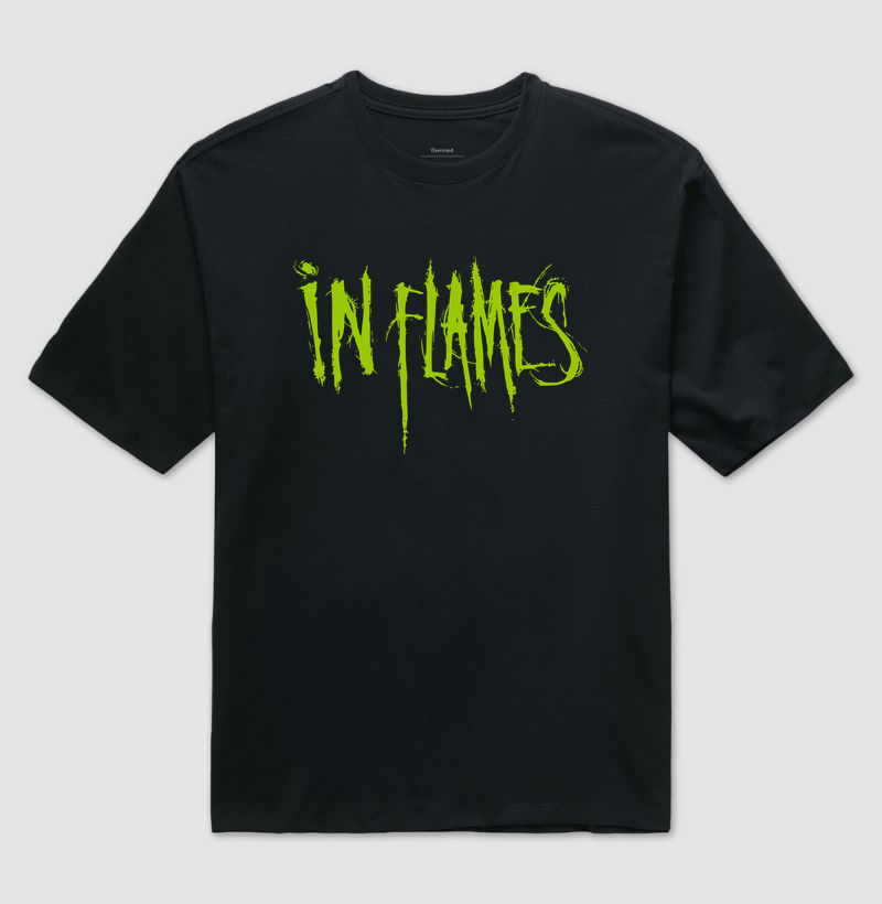 In Flames - Green Logo