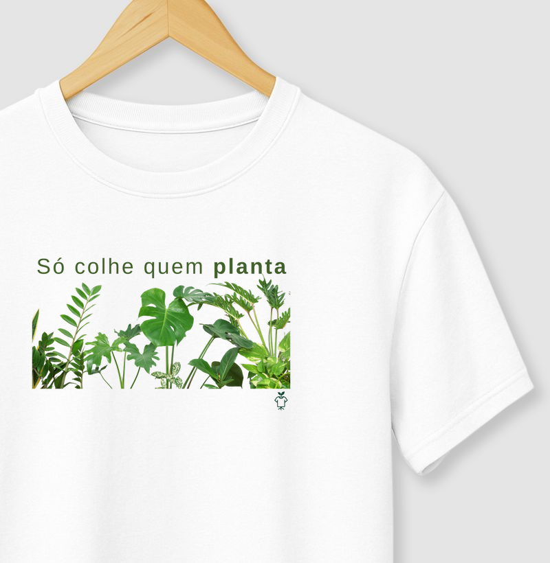 Só colhe quem planta