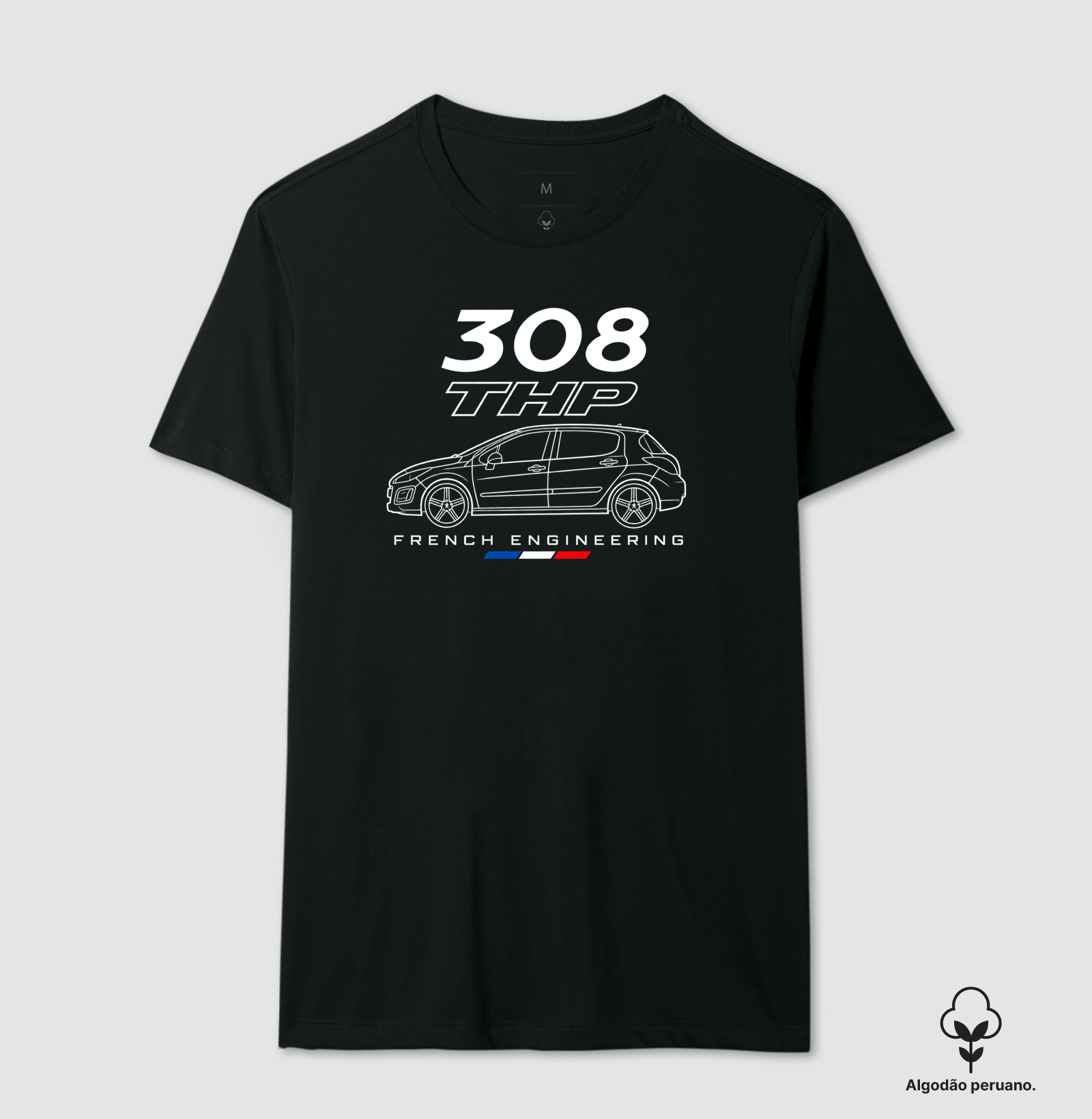 308 - Camiseta Algodão Peruano