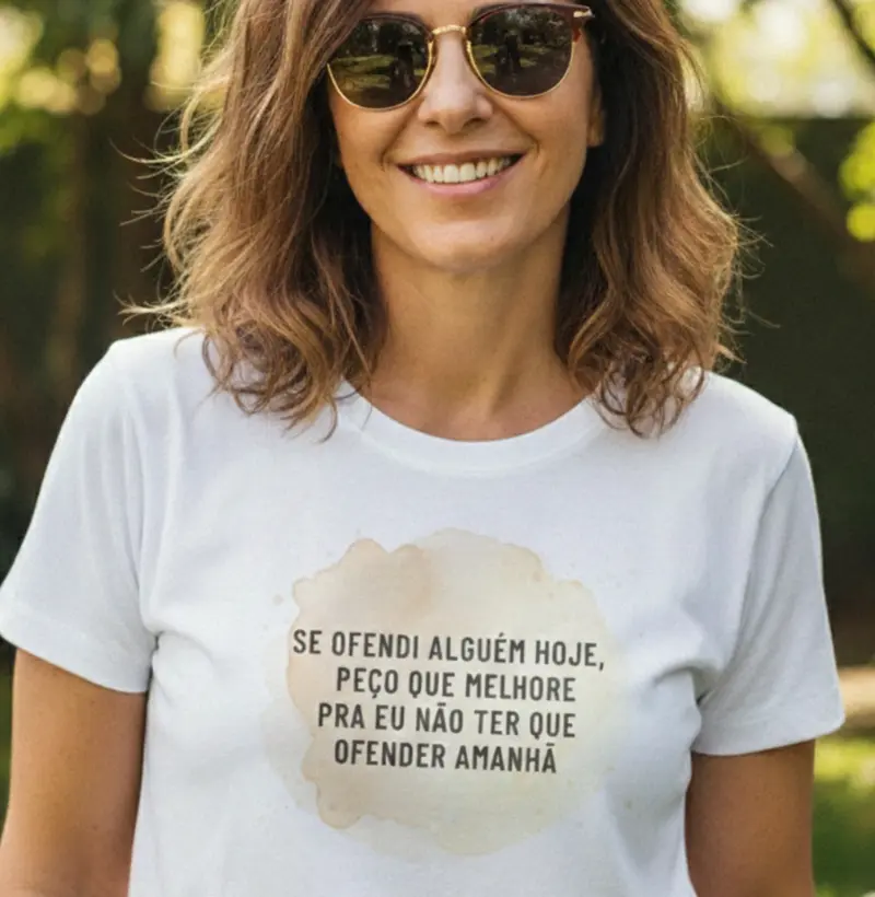 SE OFENDI ALGUÉM HOJE, PEÇO QUE MELHORE 