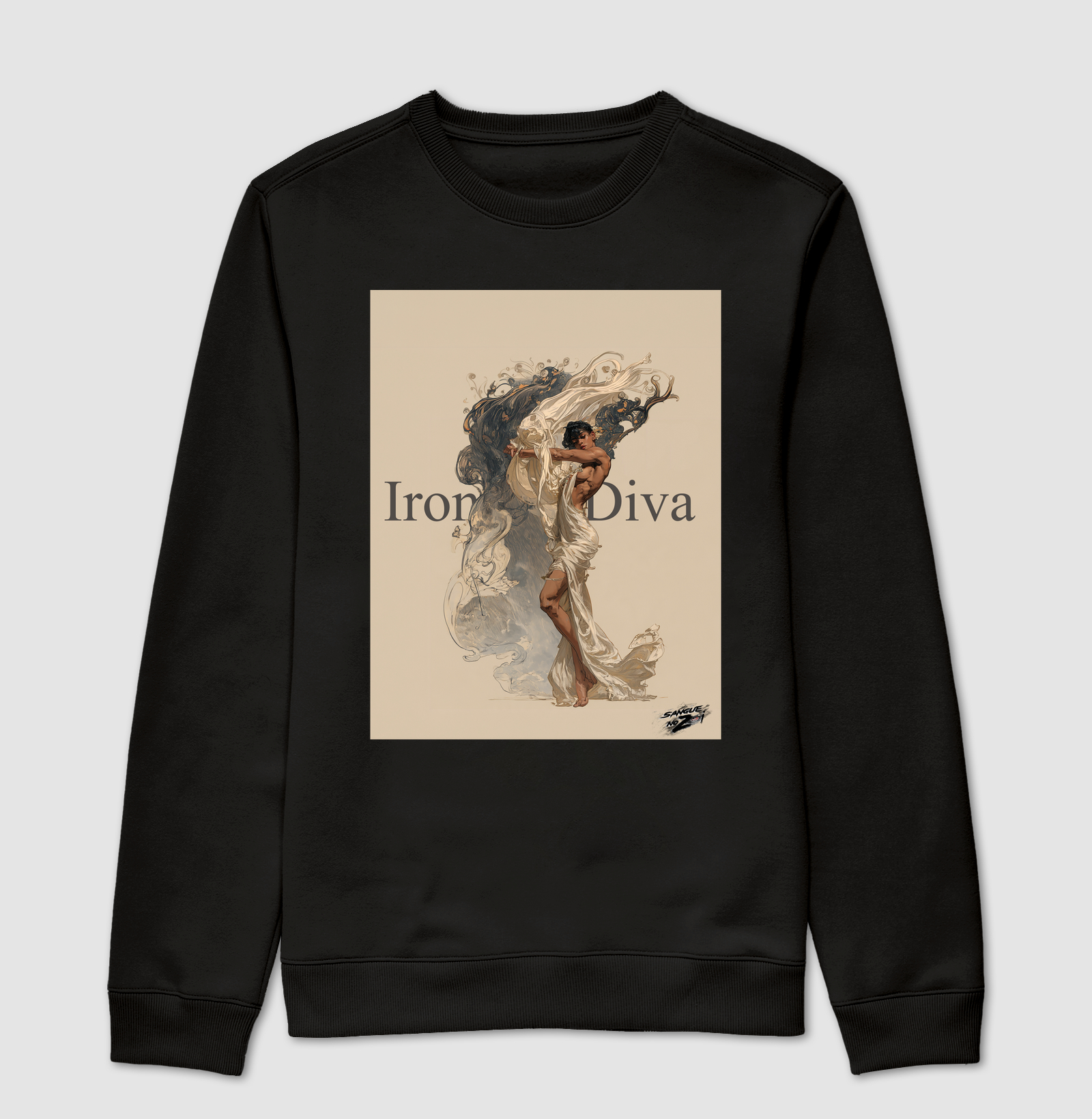 "Iron Diva"  - Suéter Moletom