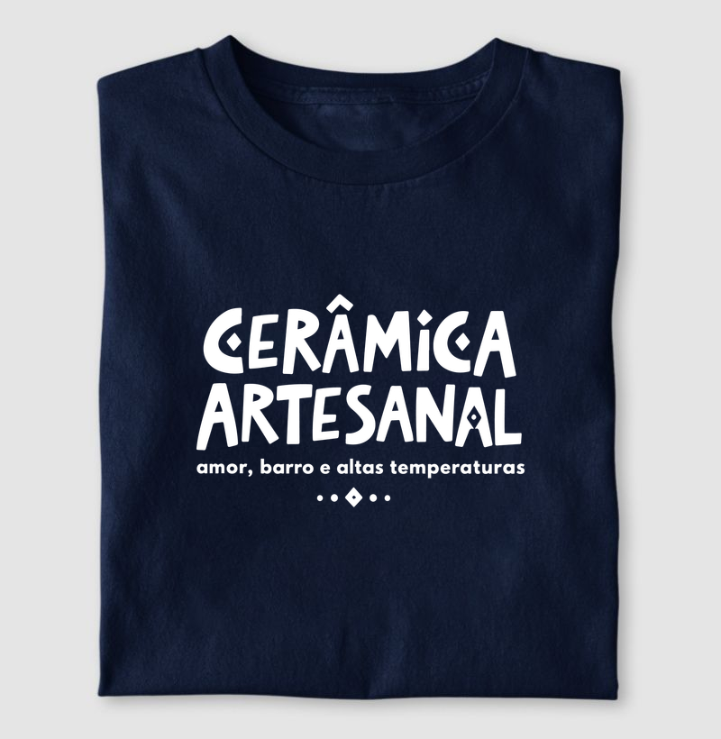 Cerâmica Artesanal - Camiseta