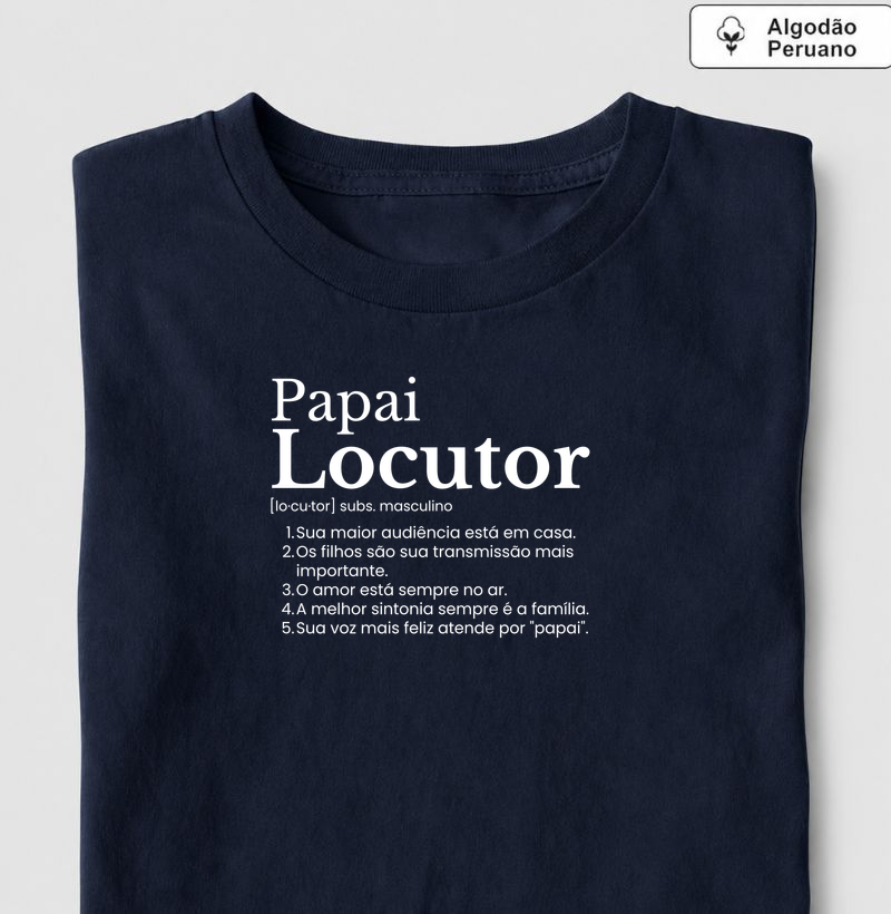 Papai Locutor - definição (algodão peruano)