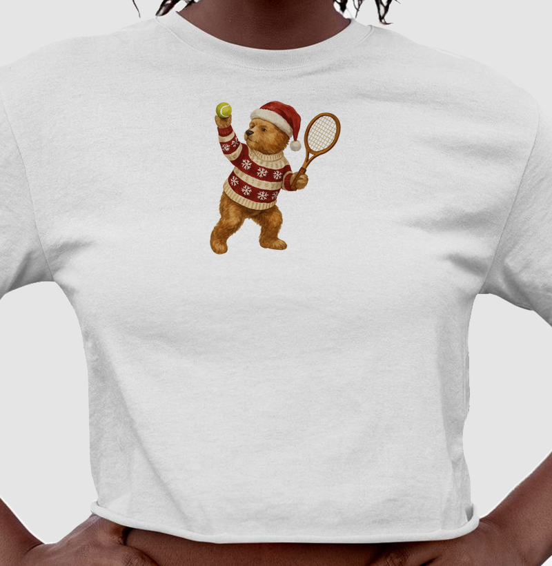 Urso natalino sacando - Cropped