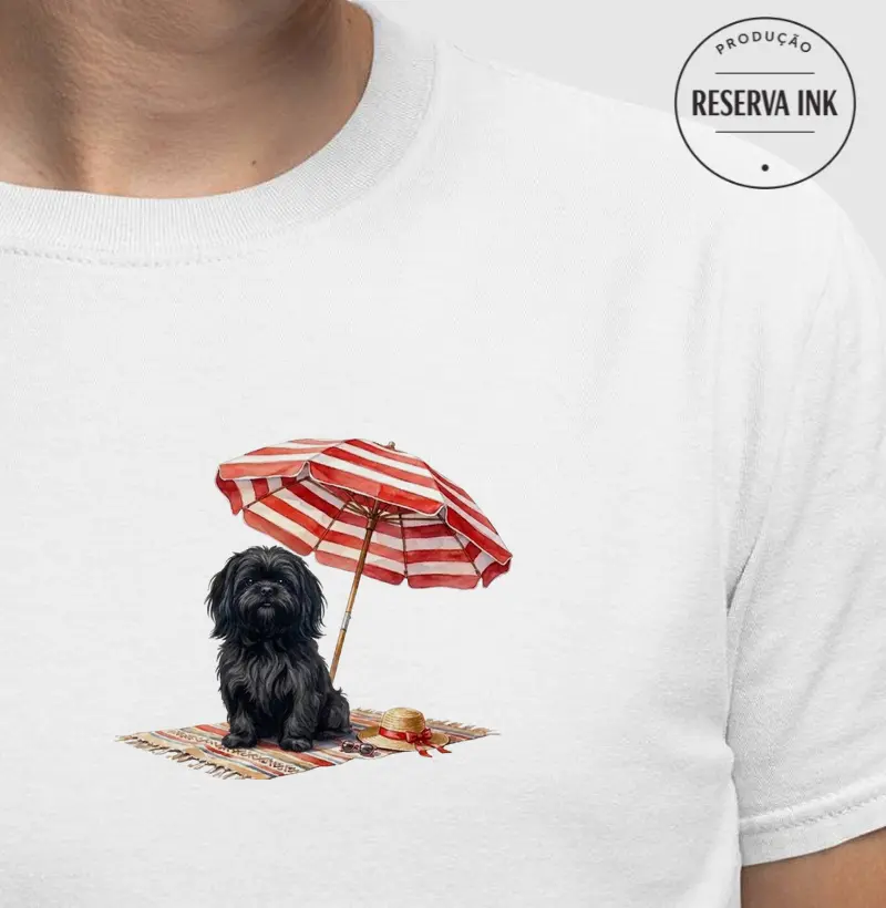 Shih Tzu Preto  - Praia
