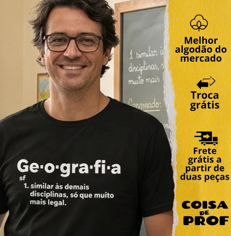 Camiseta Verbete Geografia