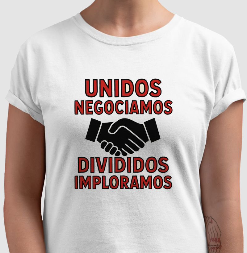 Unidos Negociamos, Divididos Imploramos