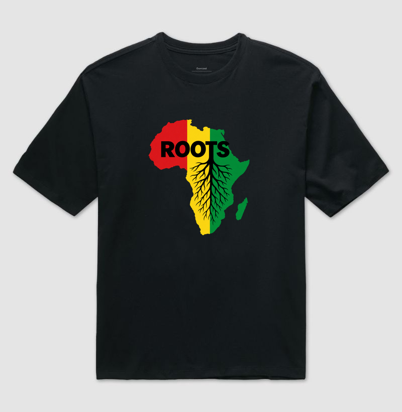 African Roots - Camiseta Oversized