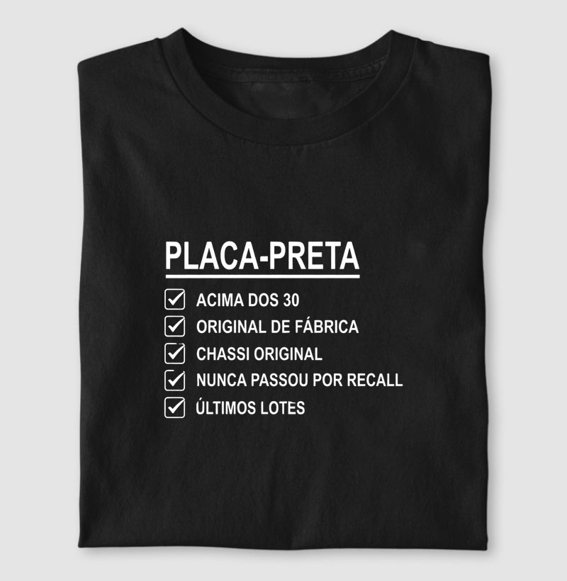 Checklist do Placa Preta