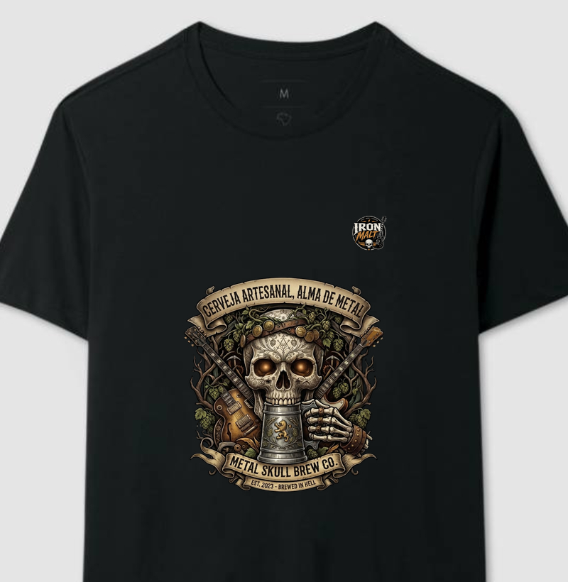 Cerveja artesanal, alma de metal