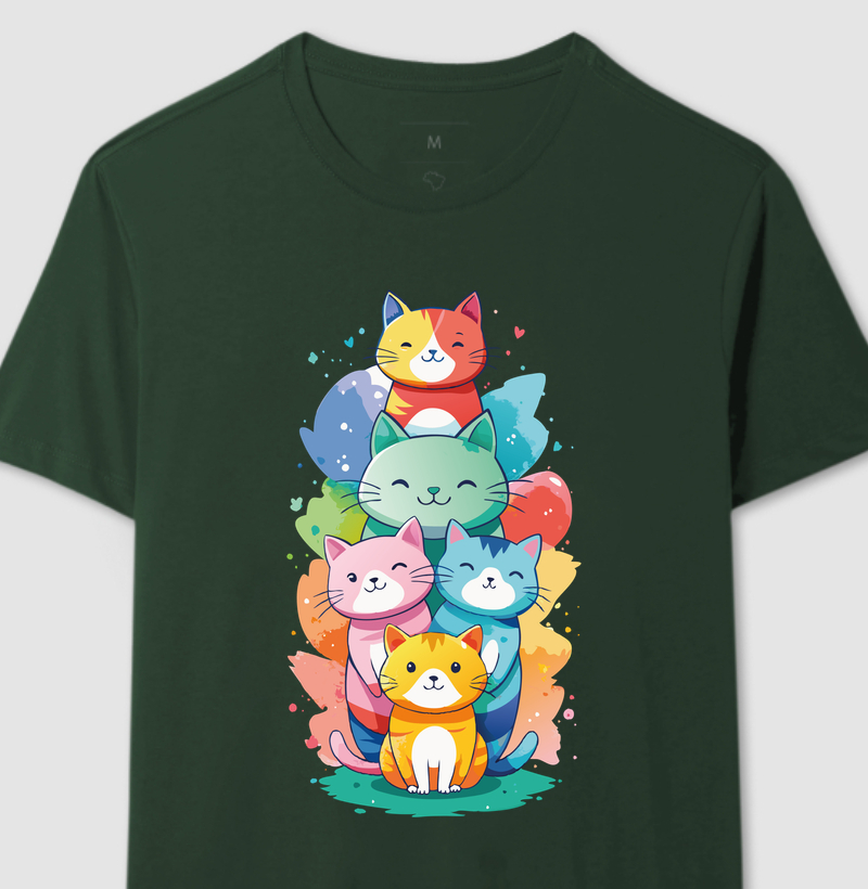 Aquarela 5 Gatos