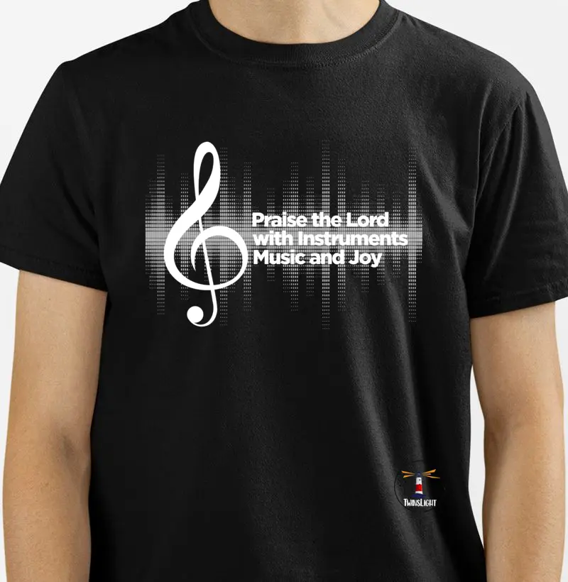Praise the Lord with Joy camiseta qualidade Reserva